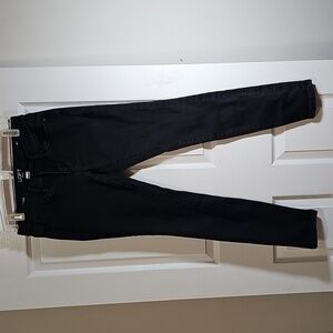 Loft Outlet Black Modern Skinny Stretch Jeans Mid Rise Size 0